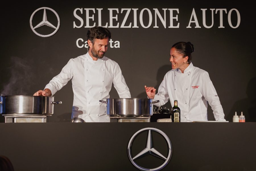 “Be Unique”: alla Reggia di Caserta gli chef Carlo Cracco e Rosanna Marziale per Selezione Auto