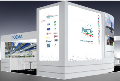 Stand Poema per Paris Air Show Le Bourget 2015